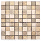 Beige Taupe 12x12 Foiled Texture Square Stone Mosaic Tile (5 pack, 5 sq ft/case)