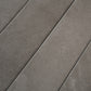 Charcoal gray 3x24 matte porcelain plank tile with subtle texture and smooth finish