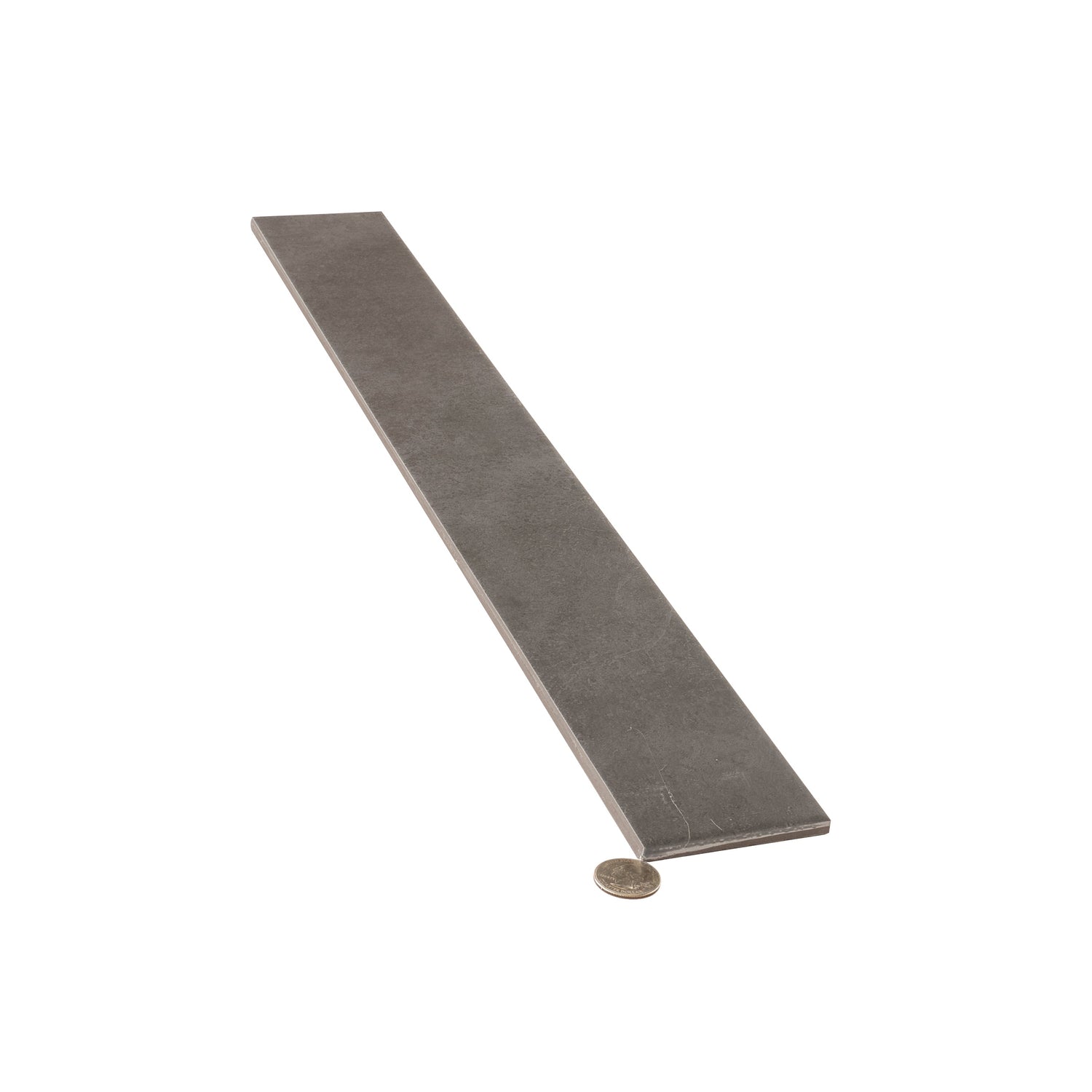 Sample - Charcoal Gray 3x24 Matte Porcelain Plank Tile (9.68 sq ft/case, 20-Pack)