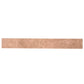 Sunbaked terracotta 3x24 matte porcelain plank tile with textured natural finish