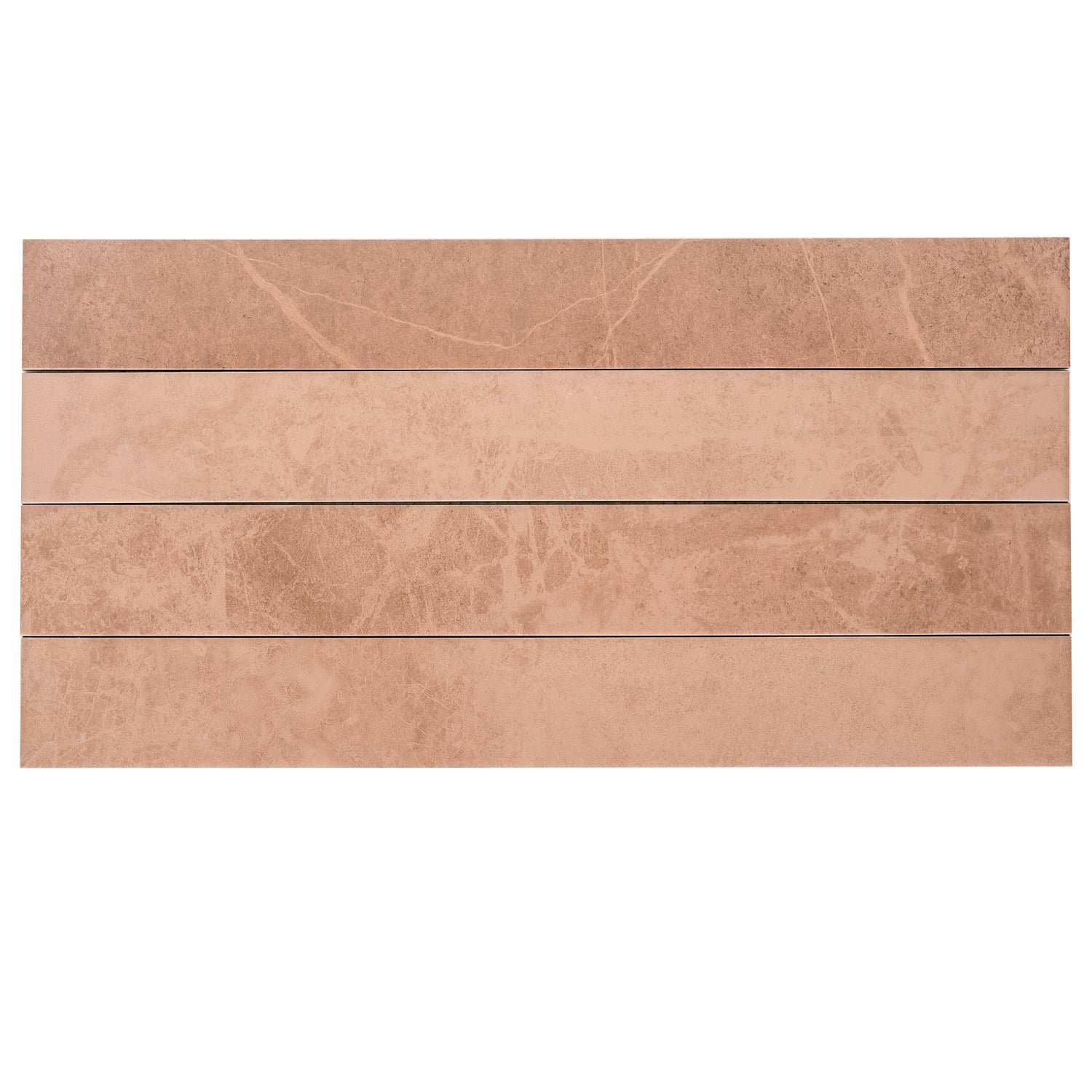 Sample - Sunbaked Terracotta 3x24 Matte Porcelain Plank Tile (9.68 sq ft/case, 20-Pack)
