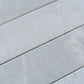 Sample - Soft Grey 3x24 Matte Porcelain Plank Tile (9.68 sq ft/case, 20-Pack)