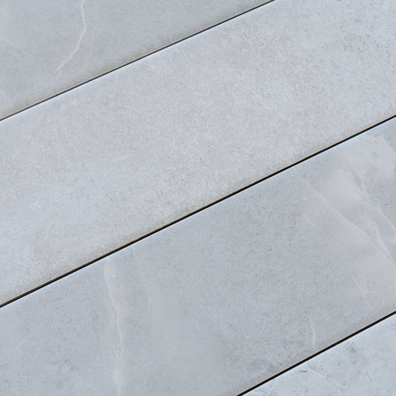 Sample - Soft Grey 3x24 Matte Porcelain Plank Tile (9.68 sq ft/case, 20-Pack)