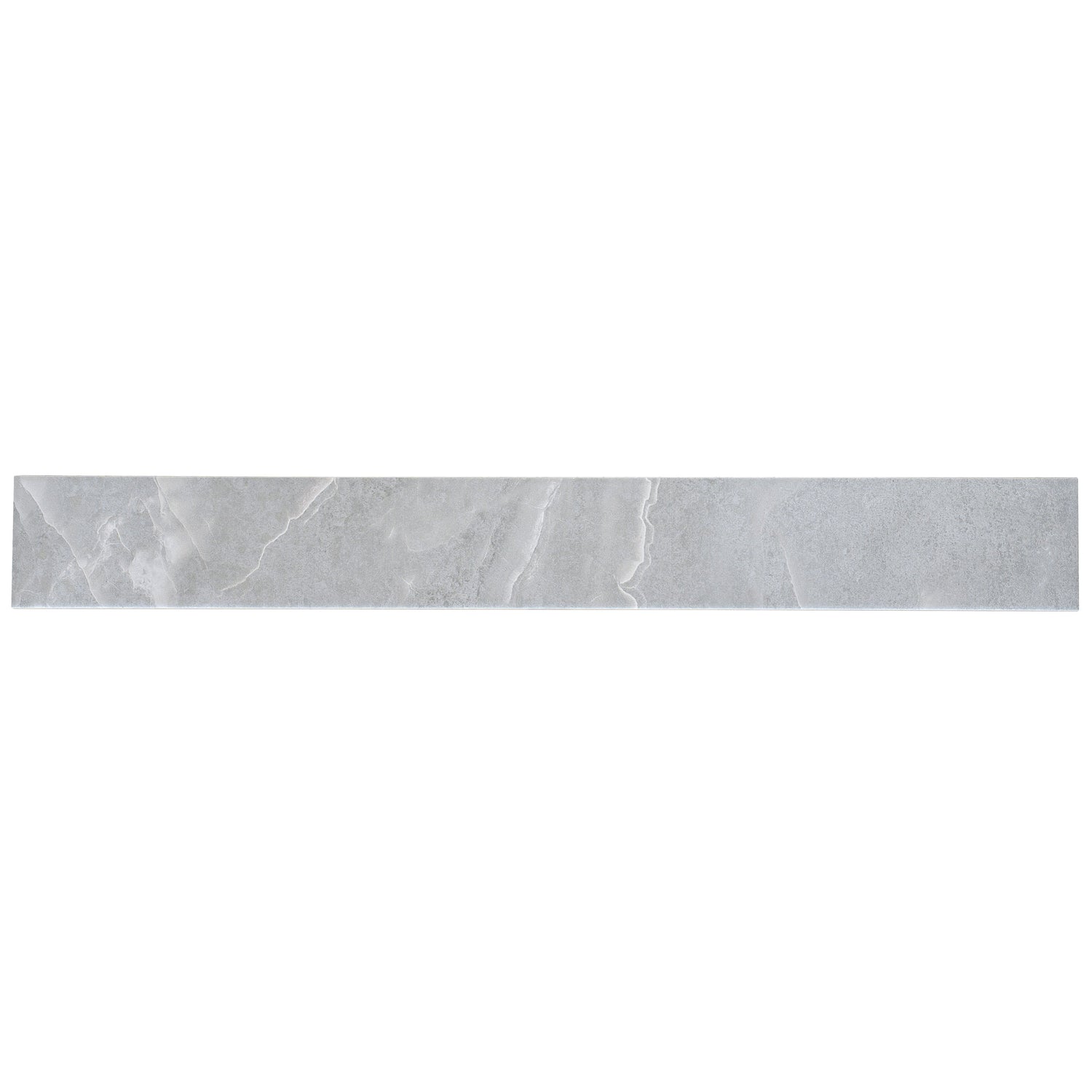 Sample - Soft Grey 3x24 Matte Porcelain Plank Tile (9.68 sq ft/case, 20-Pack)