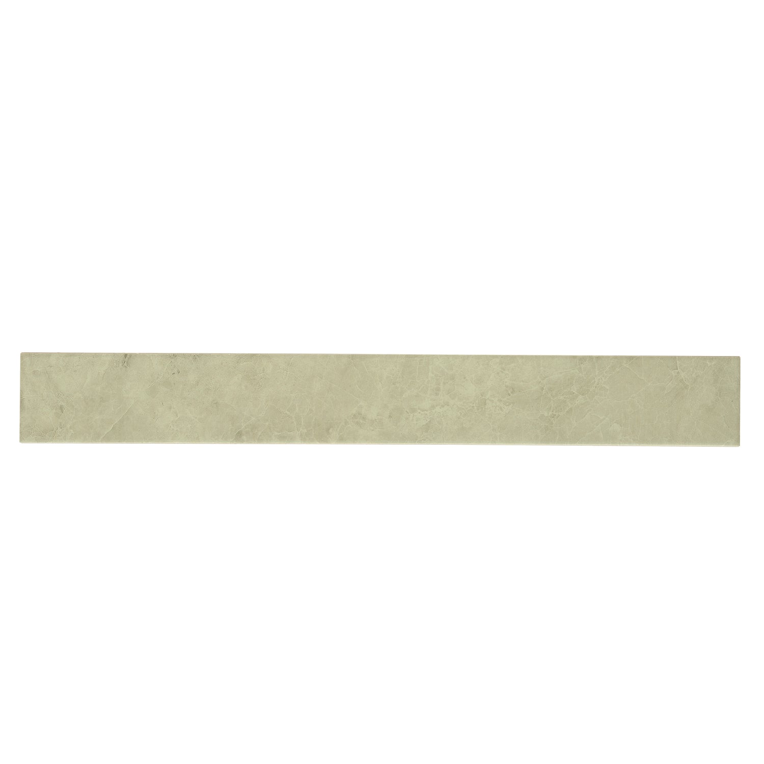 matte finish misty green porcelain plank tile in 3x24 size with subtle natural stone texture