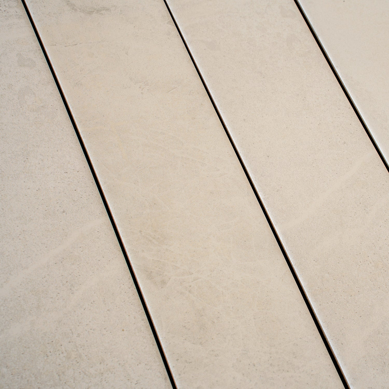 soft taupe matte porcelain plank tile 3x24 inch with subtle texture and neutral beige tone