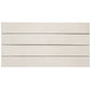 soft white matte porcelain plank tiles 3x24 inches showing texture and finish