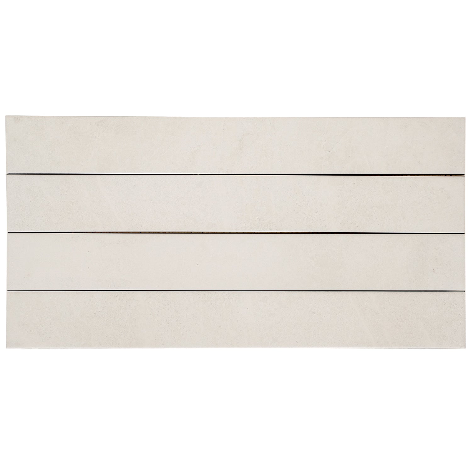 Sample - Soft White 3x24 Matte Porcelain Plank Tile (9.68 sq ft/case, 20-Pack)