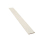 Soft white 3x24 inch matte porcelain plank tile with smooth surface in light neutral tone