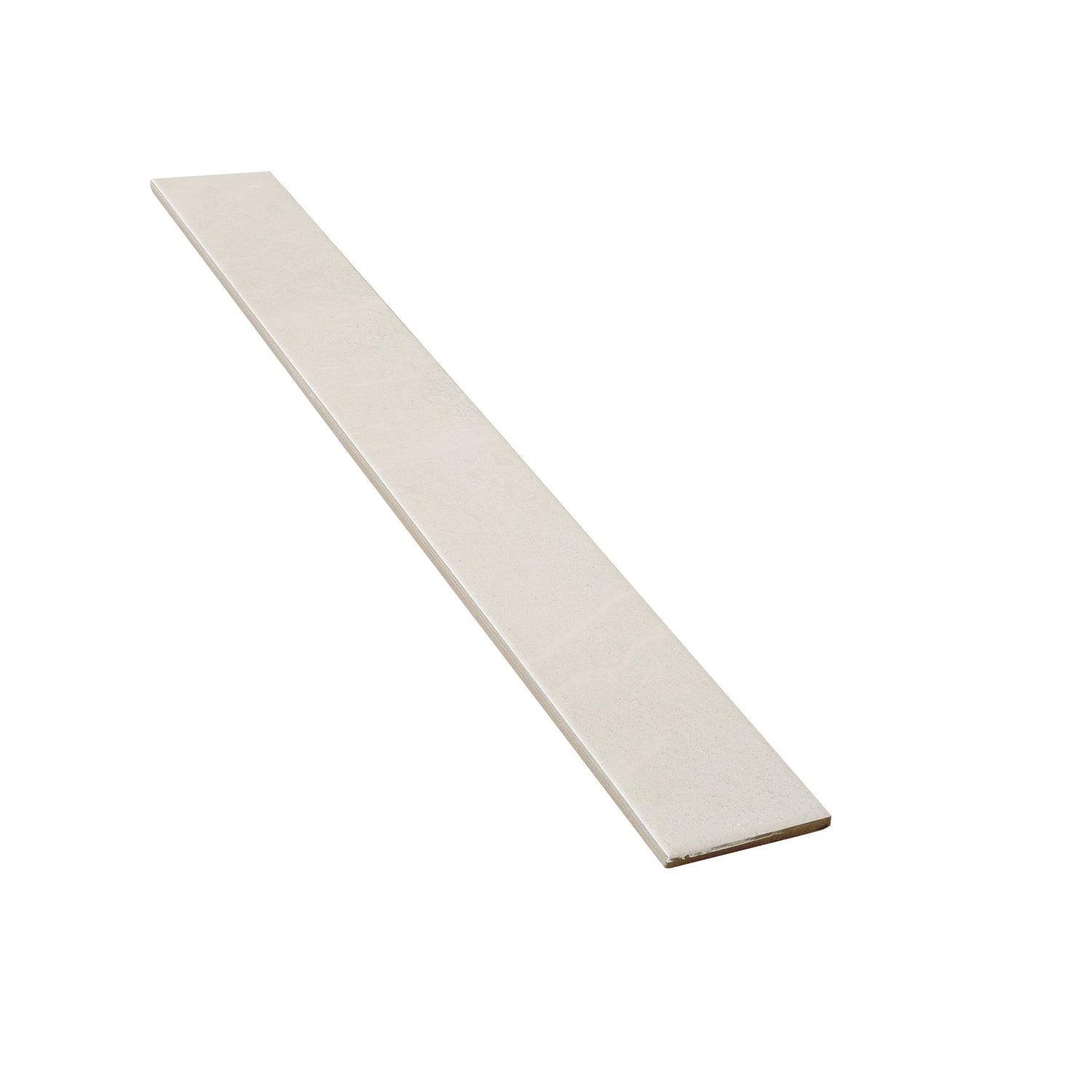 Sample - Soft White 3x24 Matte Porcelain Plank Tile (9.68 sq ft/case, 20-Pack)