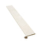 soft white 3x24 matte porcelain plank tile with smooth texture and subtle shading