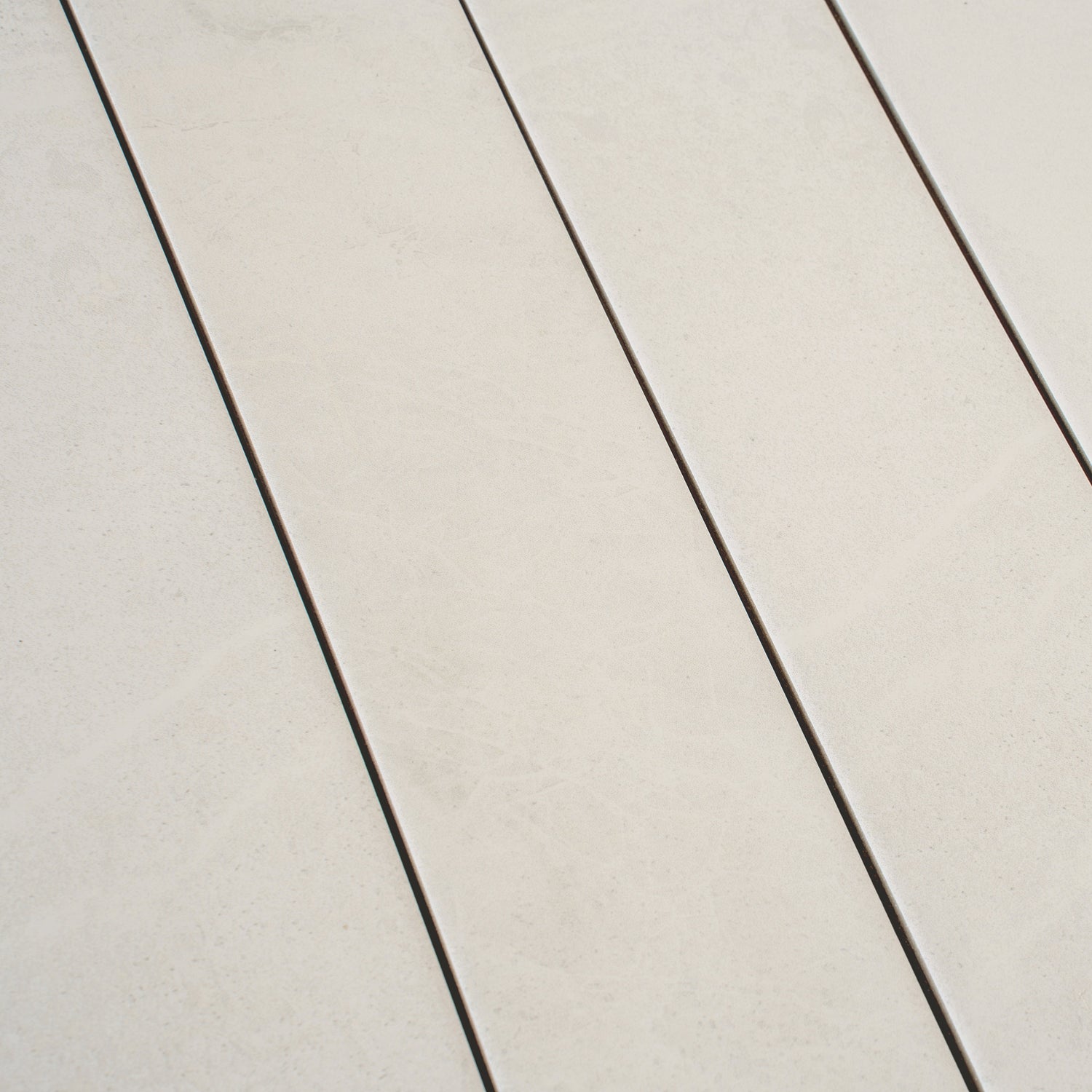 Sample - Soft White 3x24 Matte Porcelain Plank Tile (9.68 sq ft/case, 20-Pack)