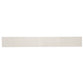 Soft white 3x24 matte porcelain plank tile with subtle texture and natural stone look
