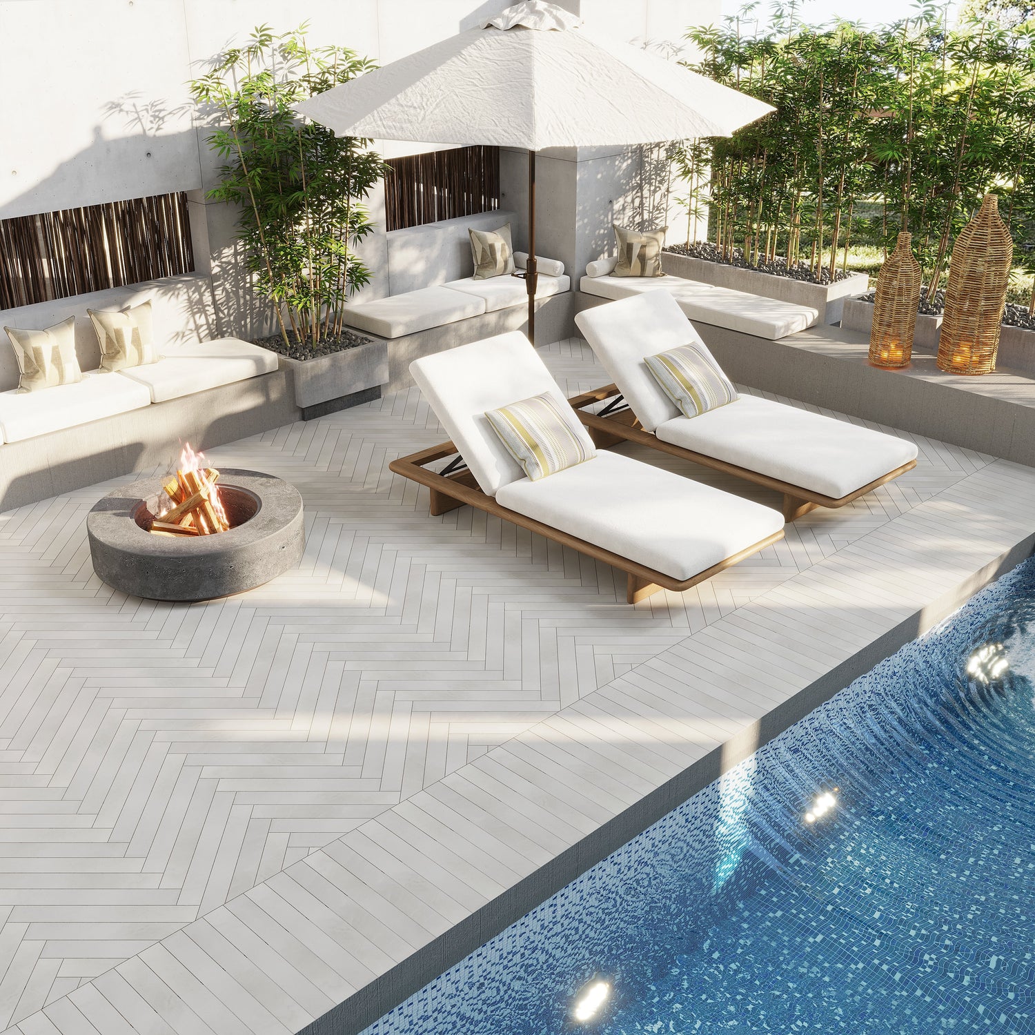 Sample - Soft White 3x24 Matte Porcelain Plank Tile (9.68 sq ft/case, 20-Pack)