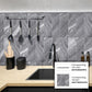 15 pack Gray 4 in. x 12 in. Polished Marble Subway Floor and Wall Tile (5 sq ft/case) - Sample
