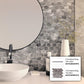 Gray 12x12 Polished Hexagon Marble Mosaic Tile (5 pack, 4.875 sq ft/case) - Sample