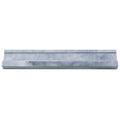 Sample - Gray 2x12 Polished Bardiglio Nuvolato Chair Rail Marble Tile Trim (10 pack, 1.667 sq ft/case)