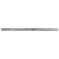 Sample - Cloud Gray 0.5x12 Polished Calacatta Bluette Pencil Marble Tile Trim (10 pack, 0.5 sq ft/case)