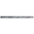 Sample - Cloud Gray 0.8x12 Polished Calacatta Bluette Pencil Marble Tile Trim (10 pack, 0.5 sq ft/case)