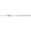 Sample - Snow White 0.8x12 Polished Calacatta Gold Pencil Marble Tile Trim (10 pack, 0.667 sq ft/case)