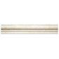 Beige 2x12 Marble Polished Chair Rail Tile Trim (10 pack, 1.667 sq ft/case) - Sample