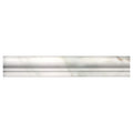 Sample - White 2x12 Calacatta Gold Polished Chair Rail Marble Tile Trim (10 pack, 1.667 sq ft/case)