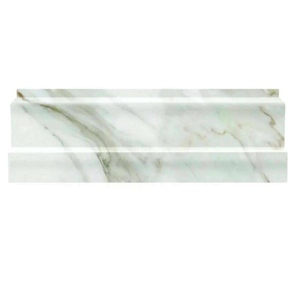 4x12 White Baseboard Tile Trim for sale