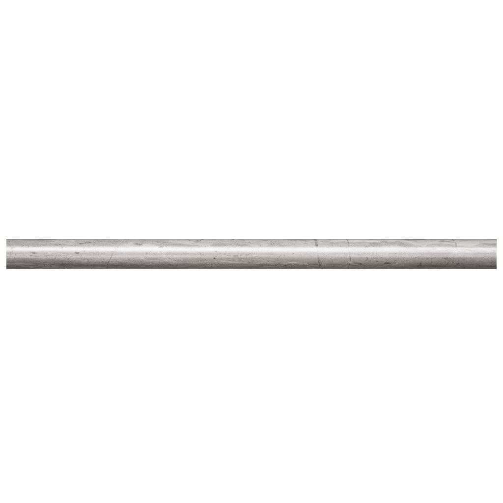 10 pack Dark Gray 0.6-in W x 12-in L Marble Polished Pencil Liner Tile Trim (0.5 Sq ft/case) - Sample