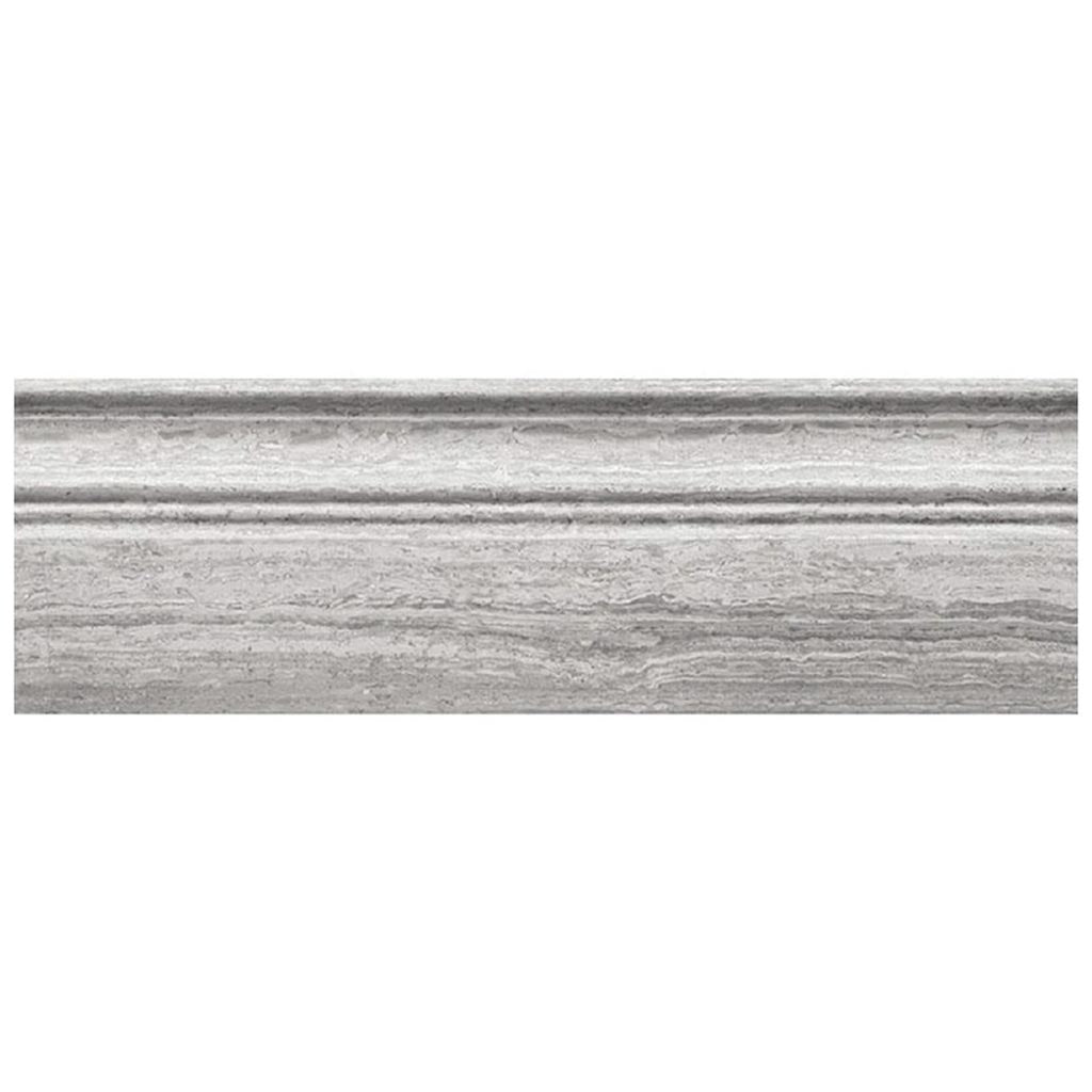 Gray Baseboard Tile Trim