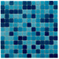 20-pack Mingles 12 in. x 12 in. Glossy Arctic Blue Glass Mosaic Wall and Floor Tile (20 sq ft/case)