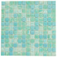 20-pack Mingles 12 in. x 12 in. Glossy Baby Blue Glass Mosaic Wall and Floor Tile (20 sq ft/case)