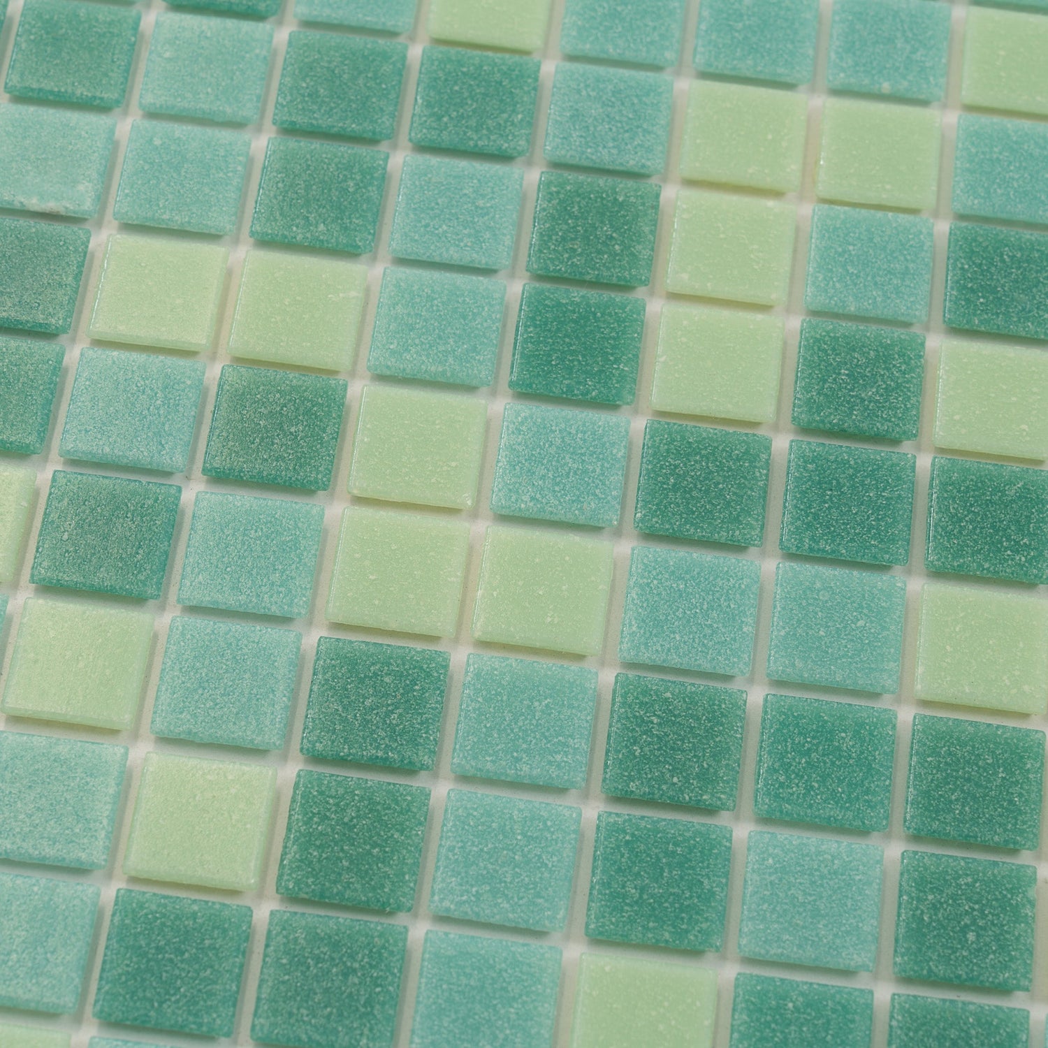 Dynasty Green 12x12 Glossy Uniform Square Glass Mosaic Tile (20 pack, 20 sq ft/case) - Sample