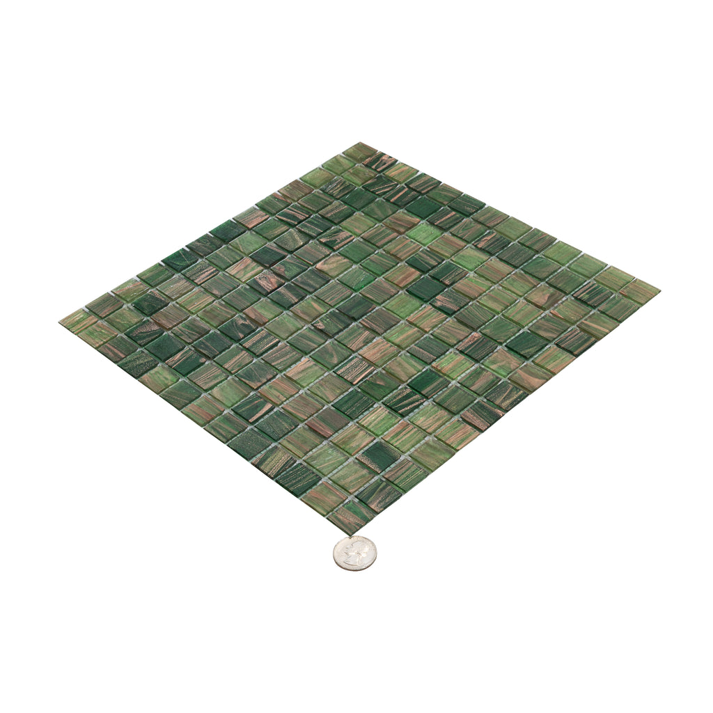 2x2cm Vitreous Mosaic Tiles Mosaic Tile Mix - Groovy Green Deluxe Blend ...