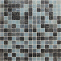 Sample - Dark Gray 12x12 Glossy Uniform Square Glass Mosaic Tile (20 pack, 20 sq ft/case)