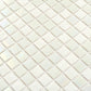 Cotton White 12x12 Glossy Square Glass Mosaic Tile (20 pack, 20 sq ft/case) - Sample