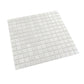 Cotton White 12x12 Glossy Square Glass Mosaic Tile (20 pack, 20 sq ft/case) - Sample