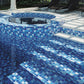 Blue White 12x12 Glossy Glass Uniform Square Mosaic Tile (20 pack, 20 sq ft/case) - Sample