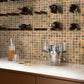 Bronze 12x12 Matte Square Metal Mosaic Tile (5 pack, 4.75 sq ft/case) - Sample