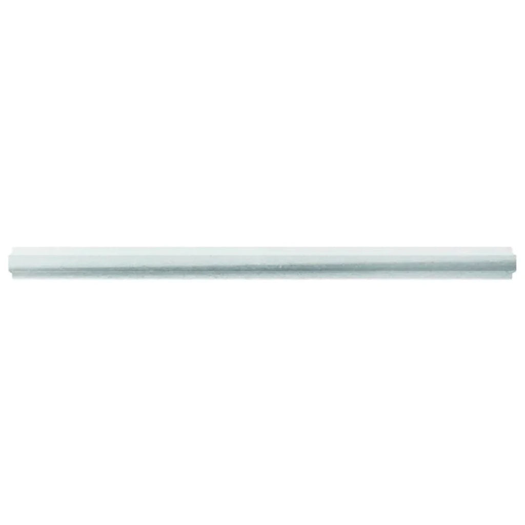 Light Gray 0.8x12 Polished Marble Pencil Tile Trim (10 pack, 0.667 sq ft/case) - Sample