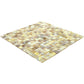 20-pack Skosh 11.6 in. x 11.6 in. Glossy Parchment Beige Glass Mosaic Wall and Floor Tile (18.69 sq ft/case) - Sample