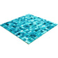 20-pack Skosh 11.6 in. x 11.6 in. Glossy Arctic Blue Glass Mosaic Wall and Floor Tile (18.69 sq ft/case)