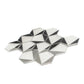 Sample - Gray, Silver 9x11 Glossy Glass Hexagon Mosaic Tile (3.28 sq ft/case, 5-Pack)