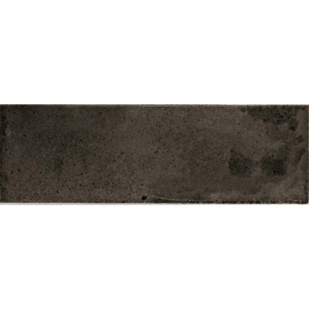 3x8 Antiek Black Glossy Ceramic Tile