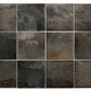 4x4 Antiek Black Glossy Ceramic Square Tile