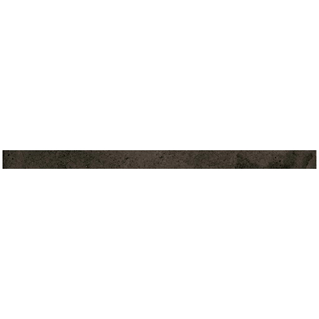 1x8 Antiek Black Ceramic Pencil Tile Trims