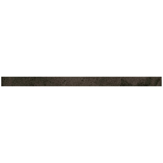 1x8 Antiek Black Ceramic Pencil Tile Trims