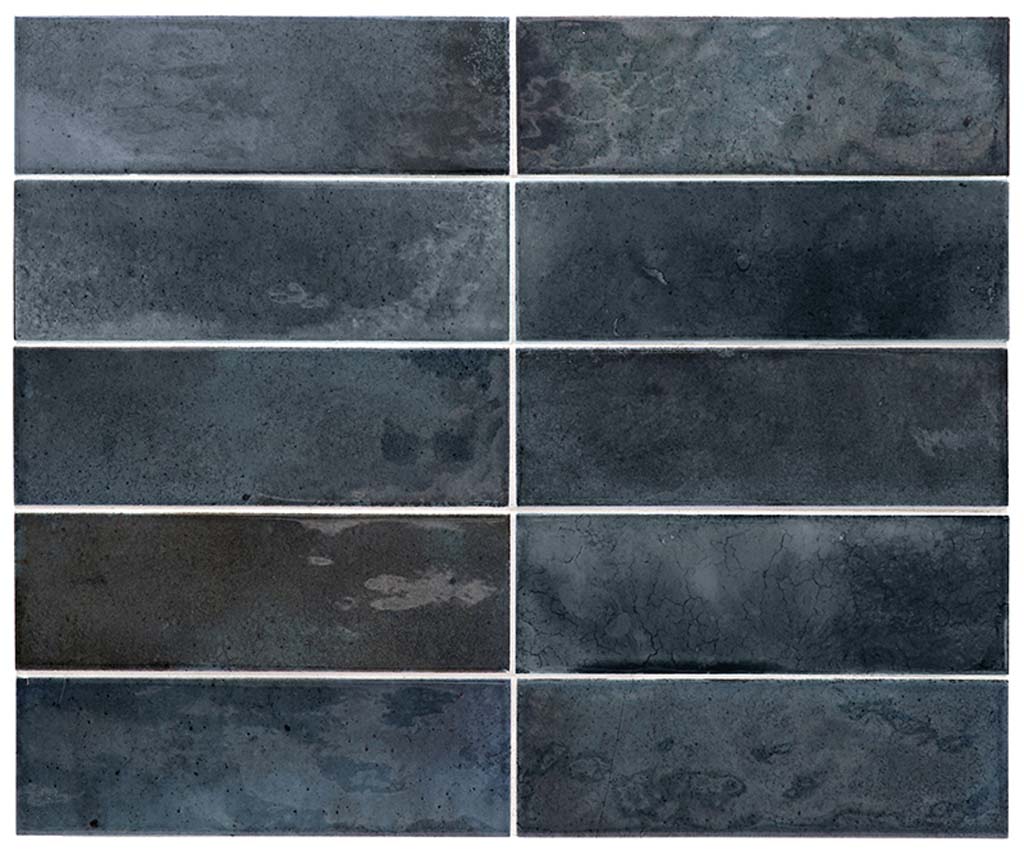 3x8 Antiek Blue Glossy Tile