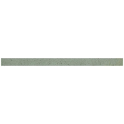 slim glossy sage green ceramic pencil tile trim 0.5x8 inches flat liner