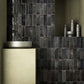 38 pack Antiek 2.58 in. x 7.9 in. Glossy Black Ceramic Subway Wall Tile (5.38 sq ft/case) - Sample