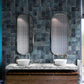 50 pack Antiek 3.94 in. x 3.94 in. Glossy Blue Ceramic Square Wall Tile (5.39 sq ft/case) - Sample